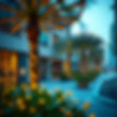 Sustainable features integrated into urban design