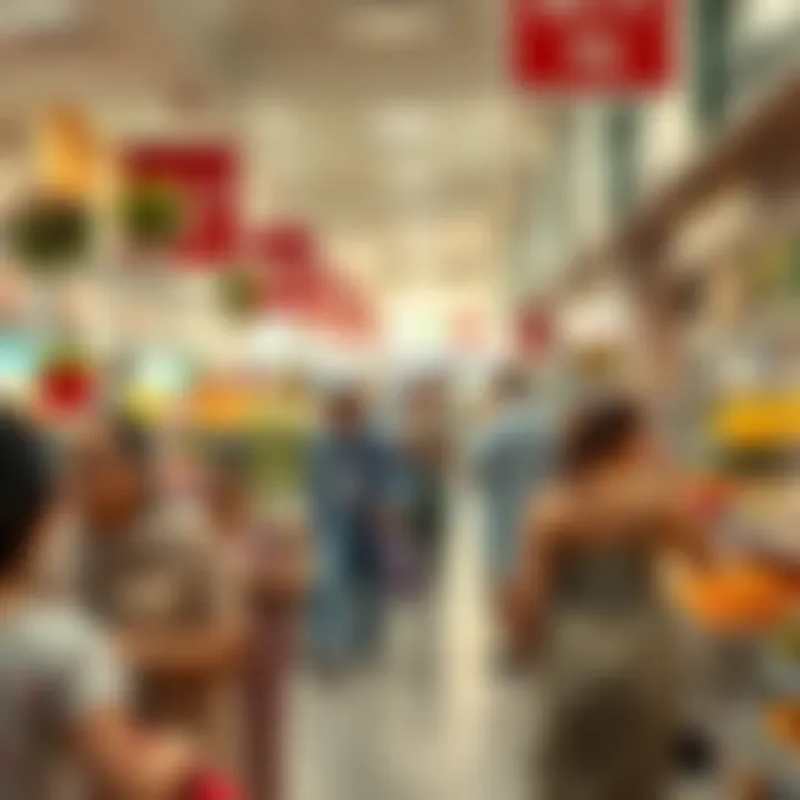 Community Interaction at Samari Supermarket Community members enjoying their shopping experience