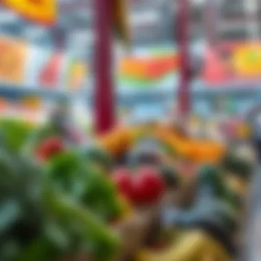 Fresh Produce from Local Suppliers A selection of fresh produce highlighting local suppliers