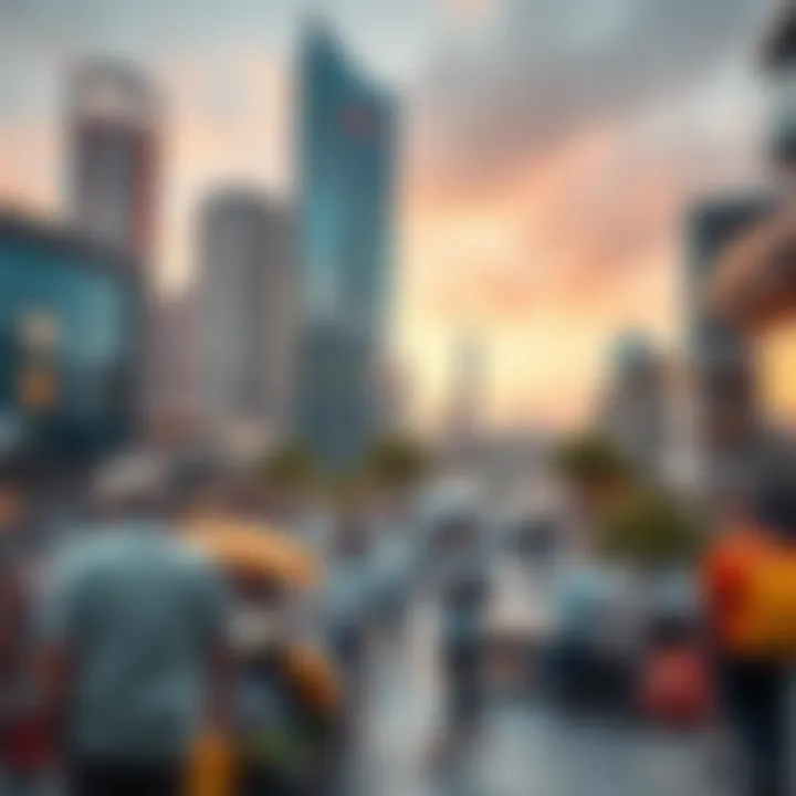 Community spaces and gathering areas around Silicon Plaza Tower