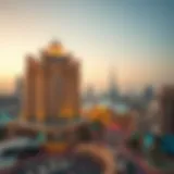 Architectural Elegance of Siraj Tower Stunning view of Siraj Tower highlighting its architectural elegance