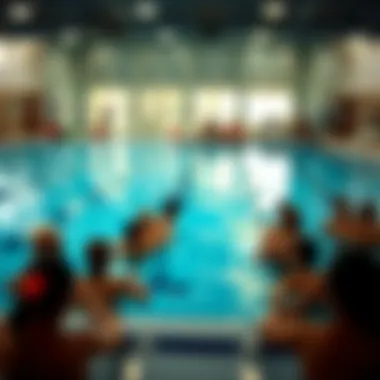 Safety measures in swimming class