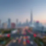 Breathtaking skyline views along Sheikh Zayed Road
