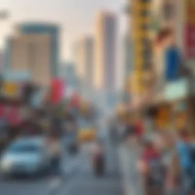 Vibrant community life surrounding Sheikh Zayed Road