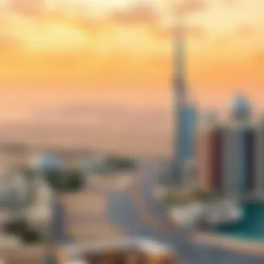 Serene Desert Landscapes of Dubai Serene desert landscapes surrounding the city