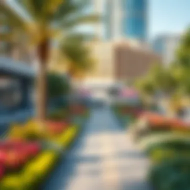 Beautifully landscaped parks and recreational areas in the neighborhood