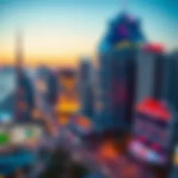 Visual representation of online sports betting trends