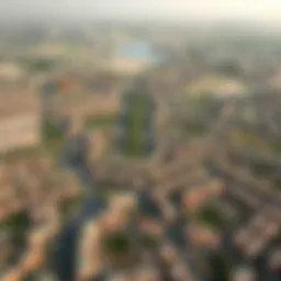 Aerial view of Damac Hills 2 showcasing its sprawling landscape and residential layout