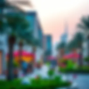 Vibrant Community Spaces in Jumeirah Park Vibrant community spaces within Jumeirah Park