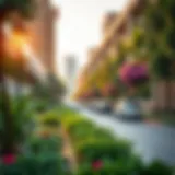 Lush greenery and parks in Majan