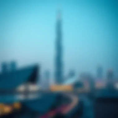 Meraikhi Tower integrated into Dubai's urban landscape