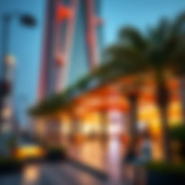 Community space around Nastaran Tower fostering social interaction