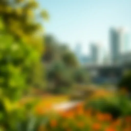 Scenic view of lush green spaces in Park Vista