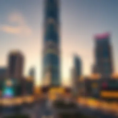 Architectural details showcasing the innovative design of Pinnacle Tower