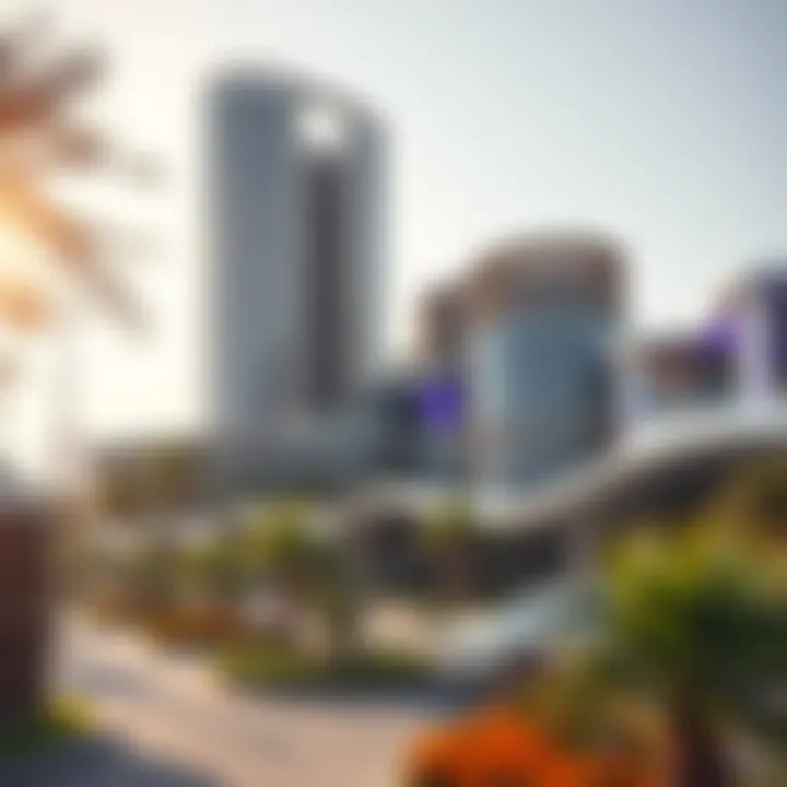 Modern architectural elements blending seamlessly with nature.