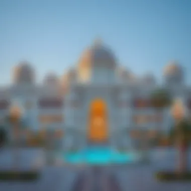 Intricate architectural details of the White Palace.