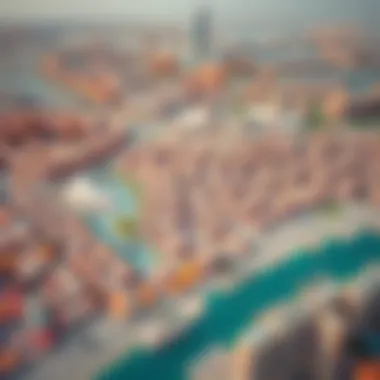 A map highlighting the geographic significance of Um Ramool within Dubai