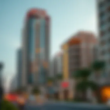 Modern residential buildings in Um Ramool, exemplifying contemporary living options