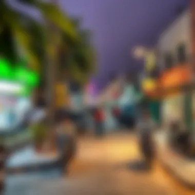 Vibrant street life reflecting the lifestyle of Umm Ramool residents
