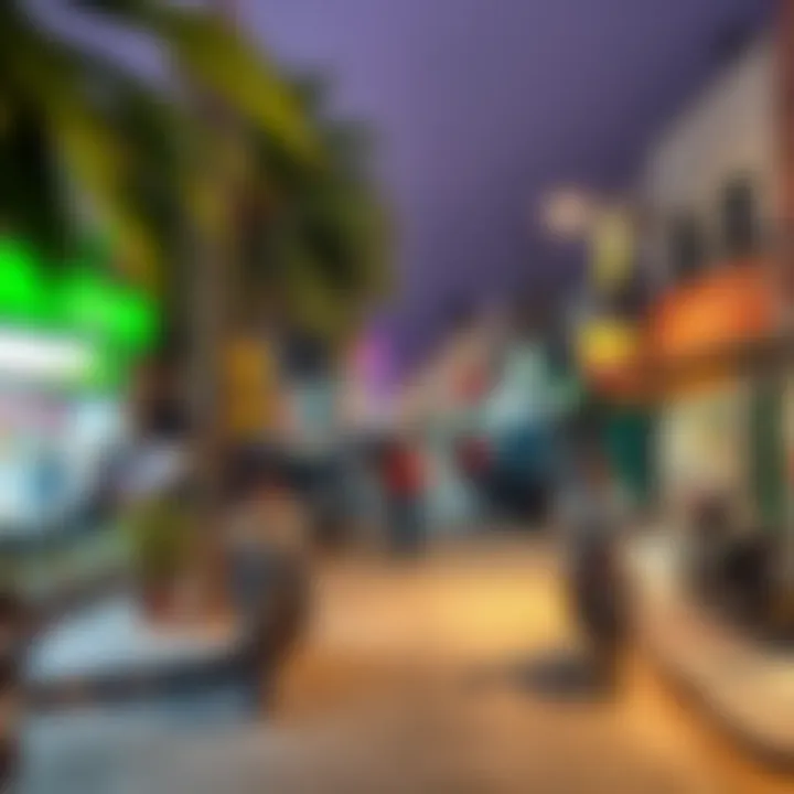 Vibrant street life reflecting the lifestyle of Umm Ramool residents