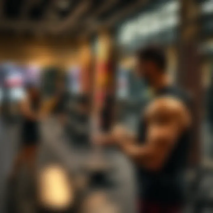 Expert Guidance from Personal Trainers Personal trainer guiding a session
