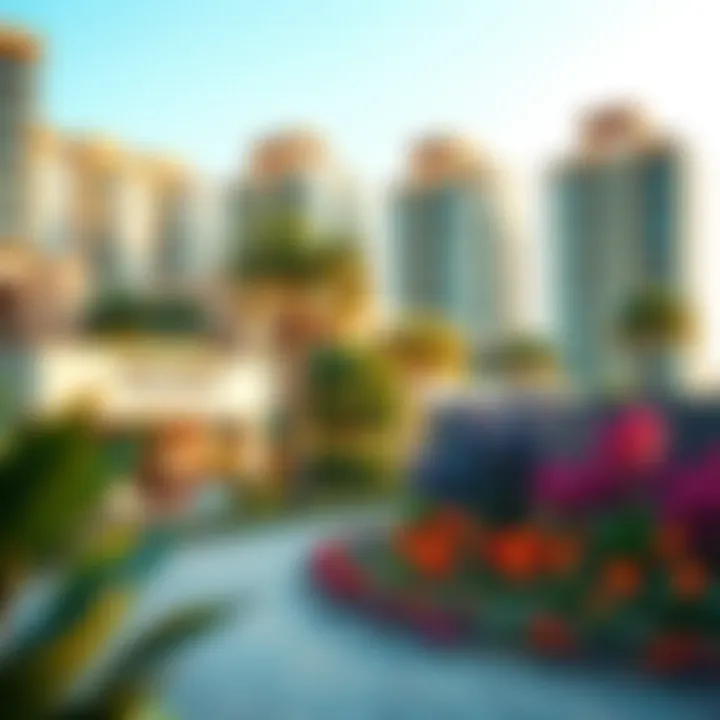 Scenic Landscaping Scenic landscaping surrounding Wasl Samari Residence