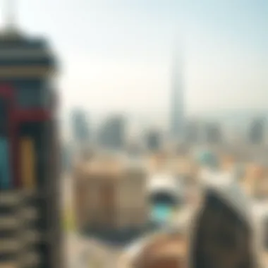 Panoramic skyline view from the Wasl Tower