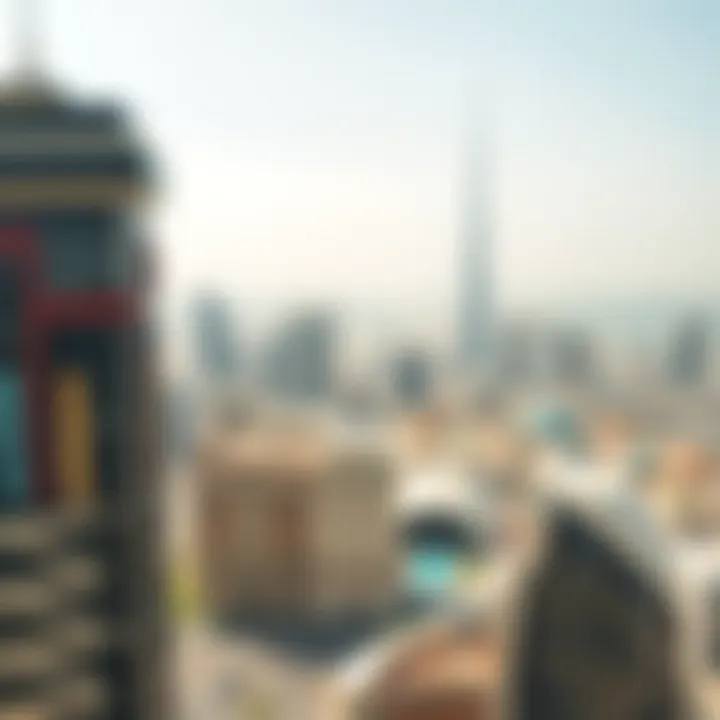 Panoramic skyline view from the Wasl Tower