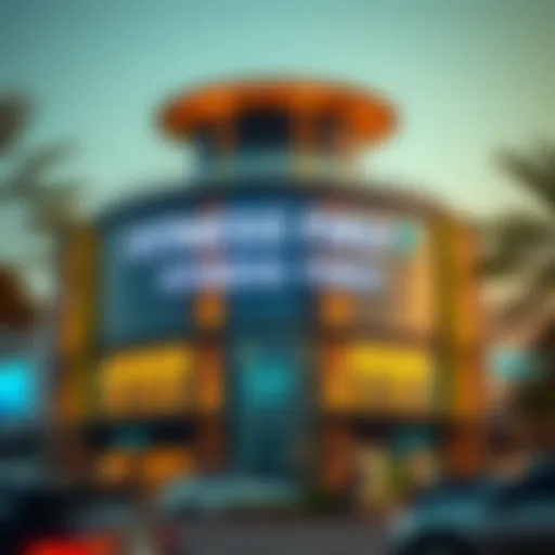 Stunning Exterior Design of Fitness First Exterior architecture of Fitness First Festival City