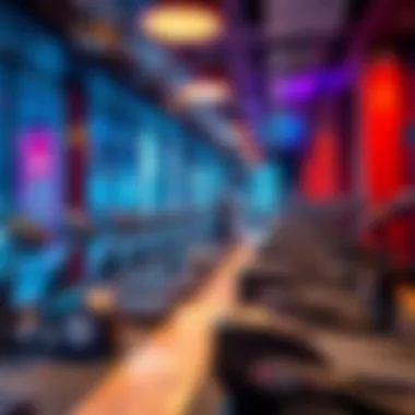 Interior layout showcasing fitness equipment