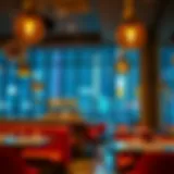 Elegant interior design showcasing the restaurant's ambiance