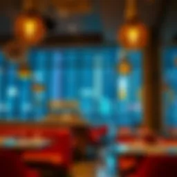 Elegant interior design showcasing the restaurant's ambiance