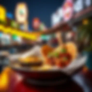 Unique and colorful dish presentation highlighting culinary creativity