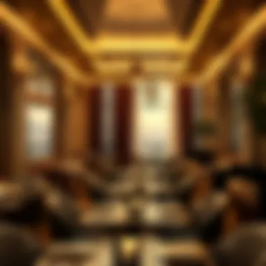Elegant Decor and Inviting Atmosphere Interior view of Green Hills Restaurant, highlighting its elegant decor and inviting atmosphere.