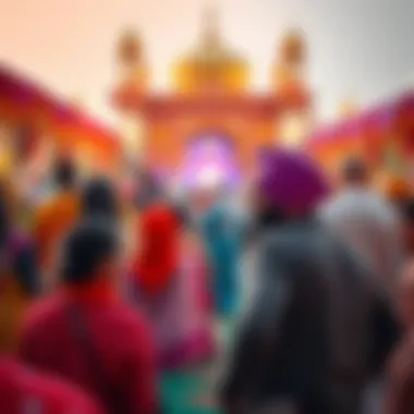 Community event highlighting the diverse activities held at Gurudwara Al Aweer