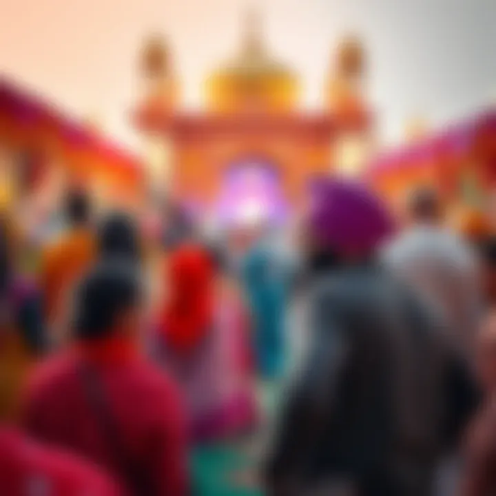 Community event highlighting the diverse activities held at Gurudwara Al Aweer