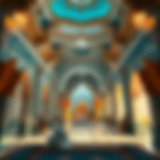 Interior view capturing the serene ambiance of Gurudwara Al Aweer