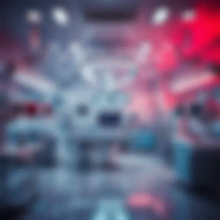 Advanced Medical Facilities at Hospital Silicon Oasis Interior of a healthcare facility with advanced medical equipment