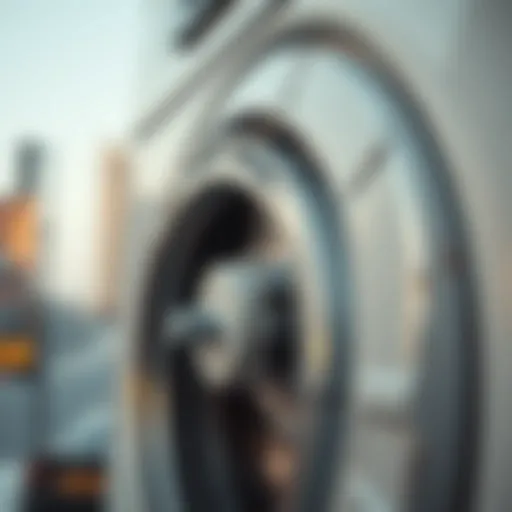 Signs of Wear in Washer Motor Close-up of a washer motor showing signs of wear