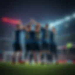 Inter Milan team celebrating a goal