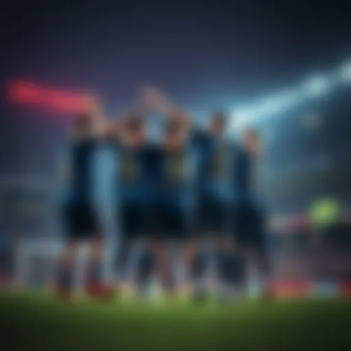 Inter Milan team celebrating a goal