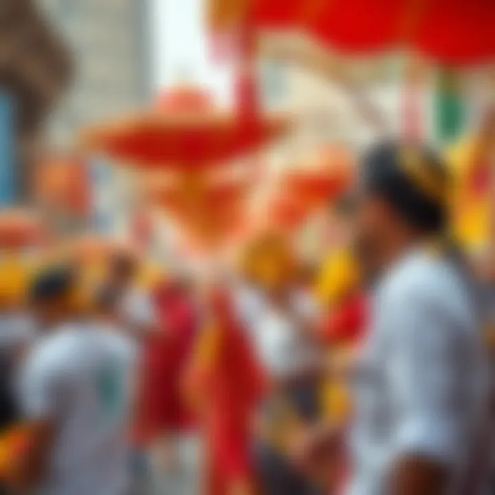 A cultural festival capturing the essence of community engagement