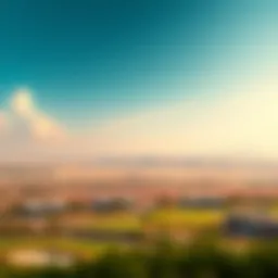 Breathtaking view of the Jumeirah Golf Estates course