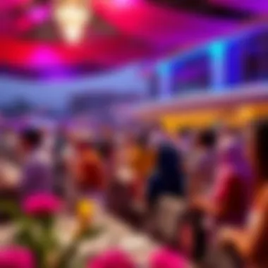 Vibrant Community Engagement Community event at Jumeirah Golf Estates Club House highlighting resident engagement