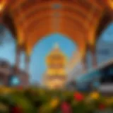 Architectural brilliance of Jumeirah Golf Metro Station