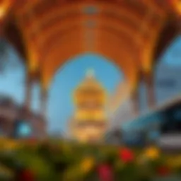 Architectural brilliance of Jumeirah Golf Metro Station