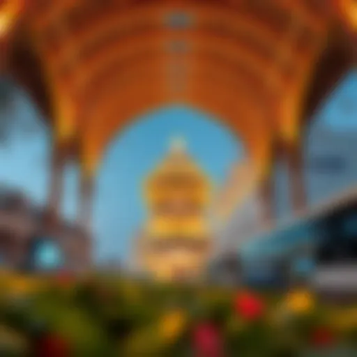 Architectural brilliance of Jumeirah Golf Metro Station