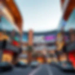 Exterior view of JVC Mall showcasing modern architecture