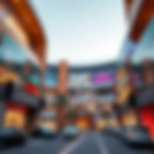 Exterior view of JVC Mall showcasing modern architecture