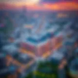 Aerial view of Lycée Français International Georges Pompidou